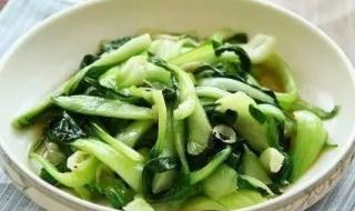 清炒上海青是怎么做的 清炒油菜的做法